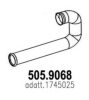 DAF 1623466 Exhaust Pipe